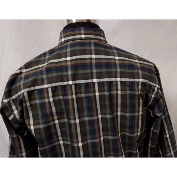 Twenty X Performance Small Multicolor Plaid Long Sleeve Button Down Shirt - Picture 9 of 11